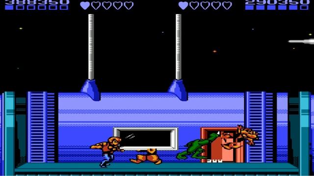 Battletoads And Double Dragon - прохождение вдвоем #2 Dendy