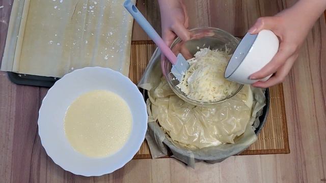 Turkish Borek with cheese easy way - Tурецкий борек с сыром - بوريك تركي بالجبنه смотреть онлайн