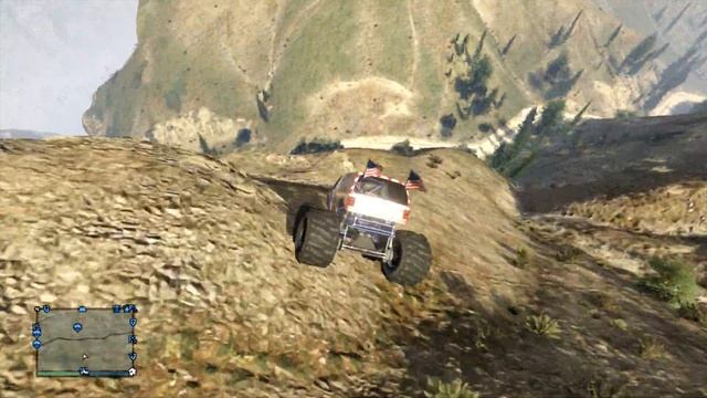 GTA Online Independence Day DLC - The Liberator (Monster Truck) Climbing and Water Gameplay/Test! смотреть онлайн