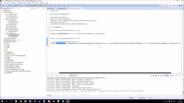 Minecraft Modding Tutorial 1.9.4 - Episode 3 - Blocks & JSON Files смотреть онлайн