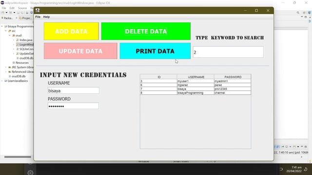 The 4 Major Operations in a Software Development - CRUD - Bisaya Programming смотреть онлайн