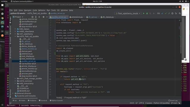 week 43 SQL alchemy for mini-quokka смотреть онлайн