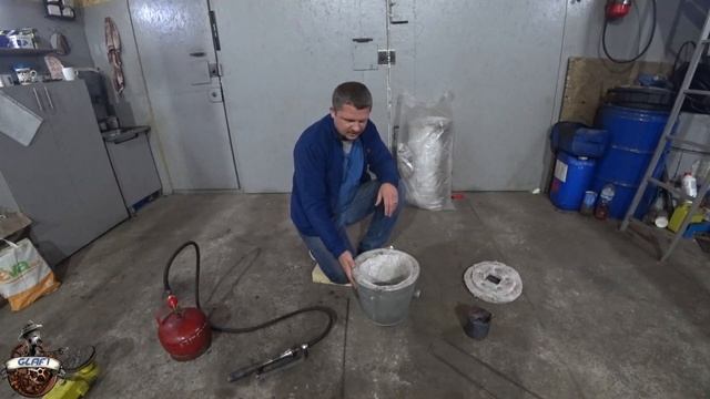 Плавильный горн своими руками и Инжекционная газовая горелка для газового горна смотреть онлайн