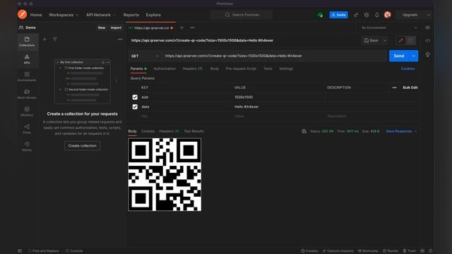 How to generate QR Code using Postman with simple step in 2022 смотреть онлайн
