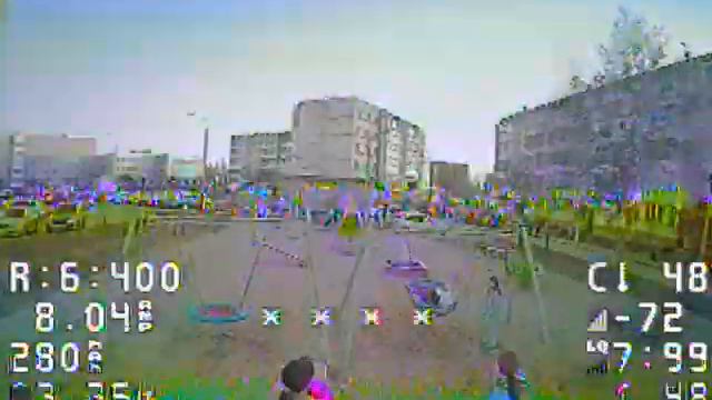 Mobula 7 полеты во дворе