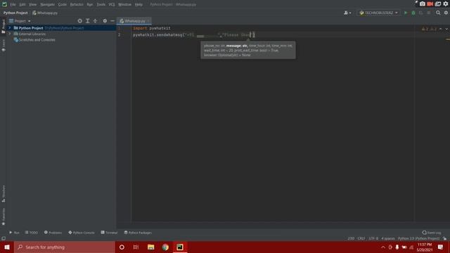 HOW TO AUTOMATE WHATSAPP USING PYTHON || WHATSAPP TRICK || LEARN PYTHON || PYTHON PROJECT || смотреть онлайн