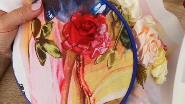 2 Часть. Вышивка Розы.Вышивка лентами картины по принту #вышивкарозы 23 июля 2021 г. смотреть онлайн