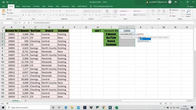 How to use Vlookup with Row Function | How to use excel index match (the right way ) | hinid смотреть онлайн