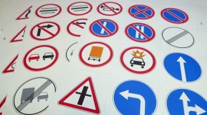 Дидактический набор "Дорожные знаки", ТМ "Методики Н.Зайцева"