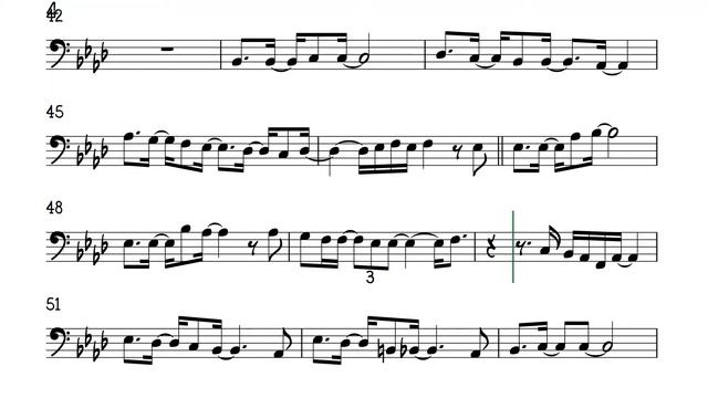 What Might Have Been Cello Trombone Sheet Backing Play Along Partitura смотреть онлайн