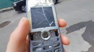 Падение телефона Sony Ericsson с 6 этажа