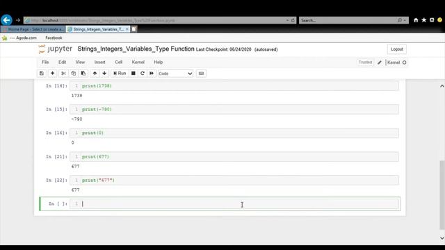 String, integers, variables and type function in Python (Learn Python - Video 3) смотреть онлайн