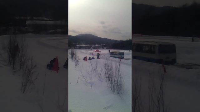 Зимний Картинг пгт.Восток Приморский край смотреть онлайн