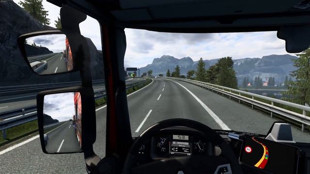 Горы, море... едим в Венецию. Клагенфурт(A) - Венеция(I). # 71 Прохождение Euro Truck Simulator 2 смотреть онлайн
