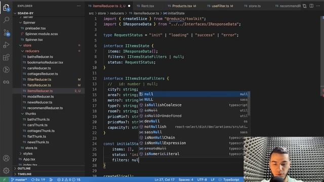 РЕВЬЮ ПРОЕКТА ДЛЯ СДАЧИ НЕДВИЖИМОСТИ | FRONTEND | REACT REDUX смотреть онлайн