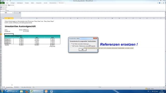 Excel: Einzelne Tabellenblätter oder markierten Bereich versenden oder speichern смотреть онлайн