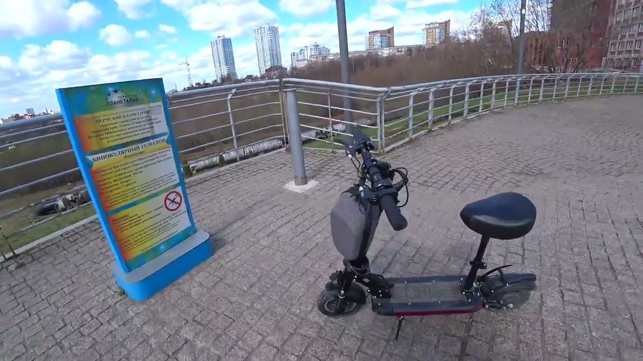 Поездка в гости на электросамокате White Siberia Luna смотреть онлайн