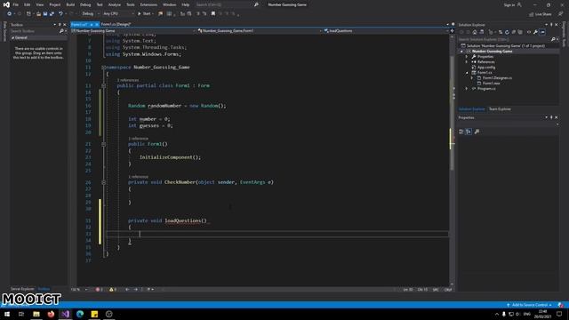 C# Tutorial - Create a number guessing game in Windows Form Application and Visual Studio смотреть онлайн