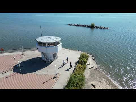 DJI Mini 3 Pro. Последние теплые деньки. Велопрогулка вдоль обского моря.