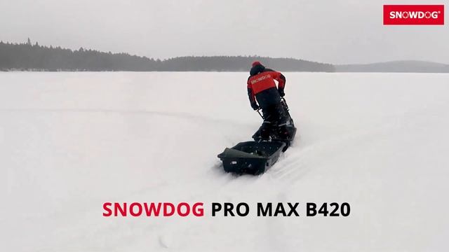 Жёсткий слуд! Испытания в Карелии: мотобуксировщик Snowdog Long Track смотреть онлайн