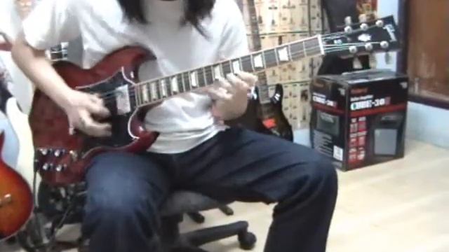 CHATREEO PLAYS GIBSON SG STANDARD RED GUITAR смотреть онлайн