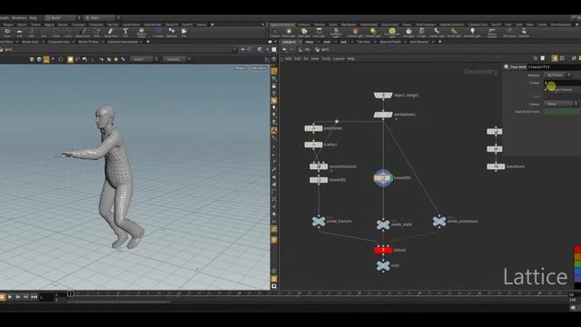 Houdini lattice node tutorial (RUS) смотреть онлайн