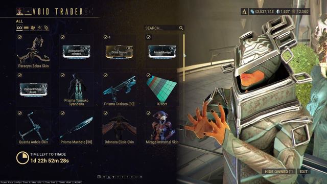 Warframe Baro Ki'Teer February 23 2024! Paracyst Zebra Skin! Primed Ravage Primed Chilling Graps! смотреть онлайн
