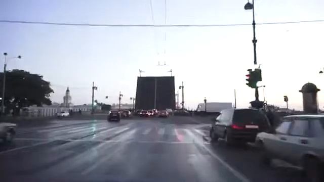 Белые ночи . По Питеру на автомобиле