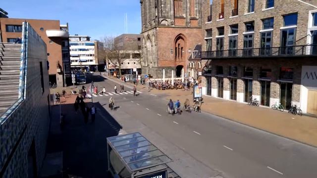 Groningen, The Netherlands.. Grote Markt (Time Lapse) смотреть онлайн