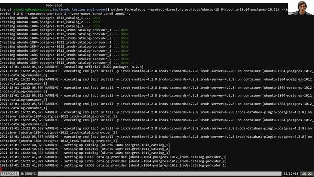 TRiRODS: iRODS Testing Environment смотреть онлайн