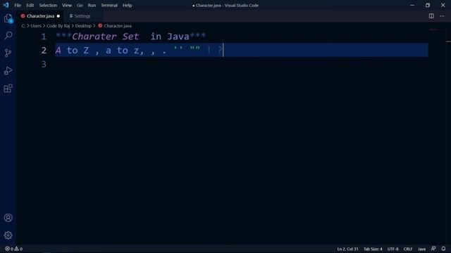 Character Set In Java смотреть онлайн