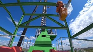 Монтаж элеватора на АБЗ