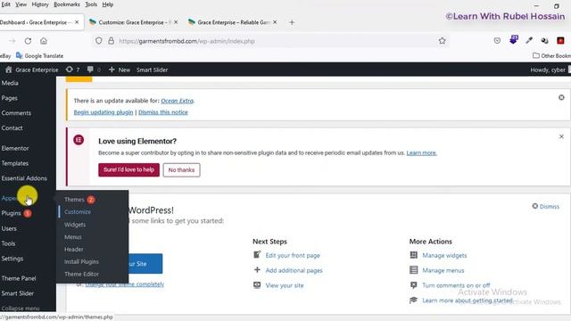 OceanWP Header and Footer Customization Tutorial ? | OceanWP Theme + WordPress + Elementor 2022 ? смотреть онлайн