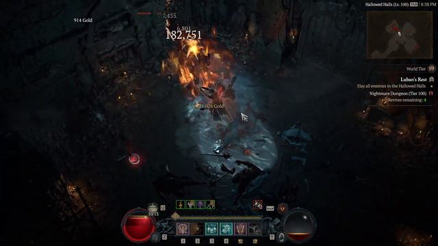 Diablo 4 - All Ubers and Uniques ONLY - Tier 100 NMD Attempt - BEST Unique Upheaval? - #2 Barbarian смотреть онлайн