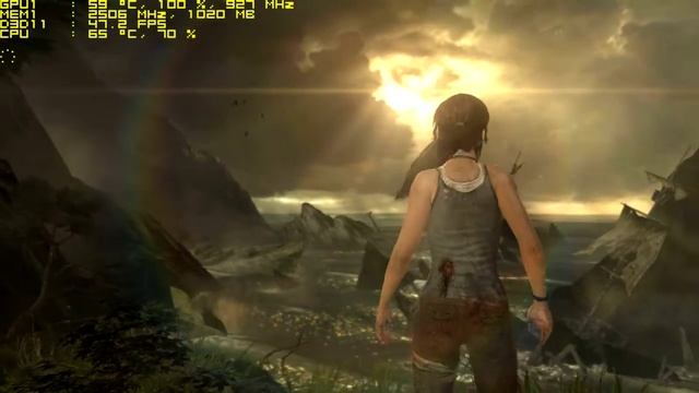 Tomb Raider GTX 950m 1440p Benchmark смотреть онлайн