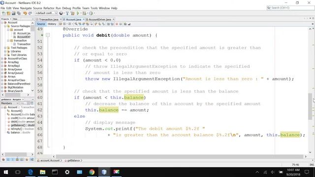 CMSC 251 - Java Classes & Information Hiding смотреть онлайн