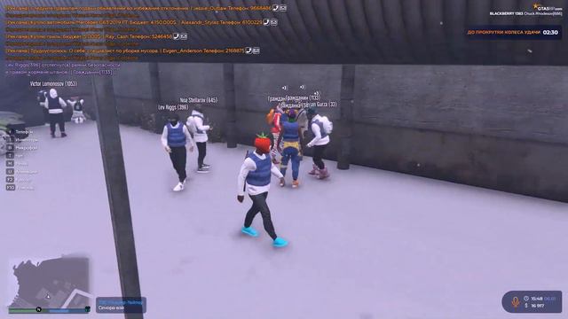 #СтопнулУгонку. Полиция решила заработать денег, но вместо этого получили хороший урок на GTA5RP... смотреть онлайн