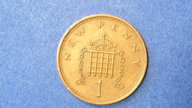 1971 UK Britain One New Penny & Two New Pence Coin Decimalization of the UK Coins смотреть онлайн