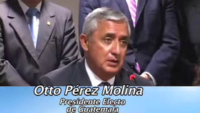 Otto Perez Molina Apoyará labor del Ministerio Público смотреть онлайн