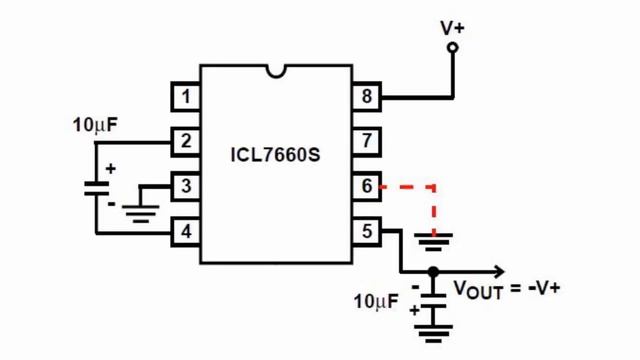 Dc-to-dc converter ICL7660. Simple circuit of ... смотреть онлайн