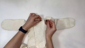 Как сшить комплект на выписку. Шью боди-кимоно для малыша. Одежда для новорожденного.