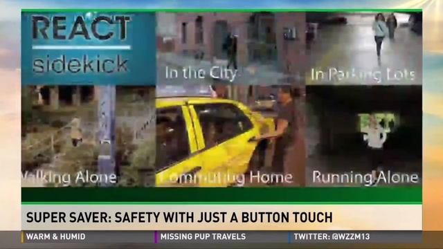 React Sidekick Panic Button WARM TV 13 News смотреть онлайн