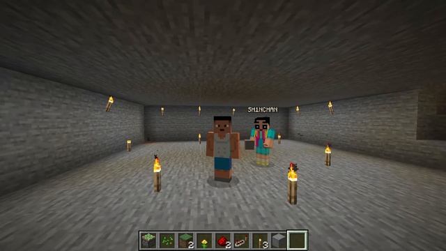 SHINCHAN MADE A SECRET UNDERGROUNG HOUSE IN MINECRAFT смотреть онлайн