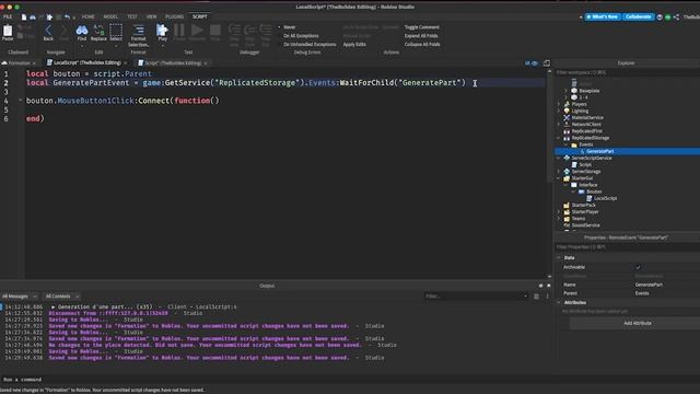 PROGRAMMATION ROBLOX - Créer un jeu Roblox #2 смотреть онлайн