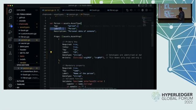 Demo: Hyperledger Fabric Development using CC-Tools GoLang Library - Marcos Sarres, GoLedger смотреть онлайн