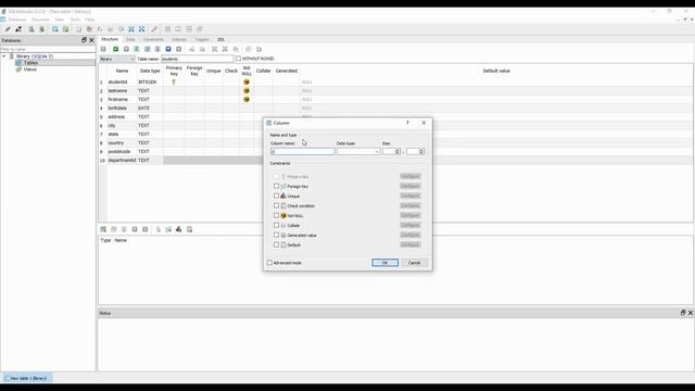 How to CREATE EDIT DELETE Table In SQLite Database смотреть онлайн