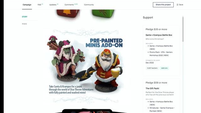 🏆Best Kickstarter of 2022 - Dice Throne: Santa VS Krampus - Best Small Game Award смотреть онлайн