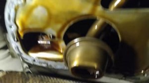 Переклейка(замена) масляного поддона MN187644 mitsubishi outlander 1 4g69