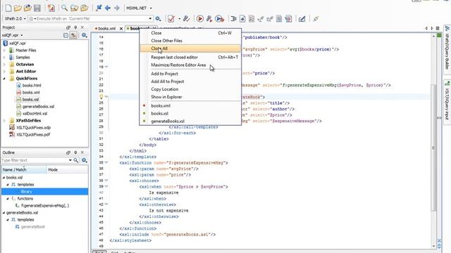 Webinar: New in oXygen XML Editor 16 - XSLT Quick Fixes смотреть онлайн