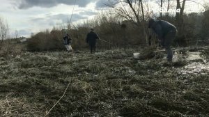 ПЛОТВА в ручье ПОШЛА НА НЕРЕСТ мощные поклёвки весенней плотвы